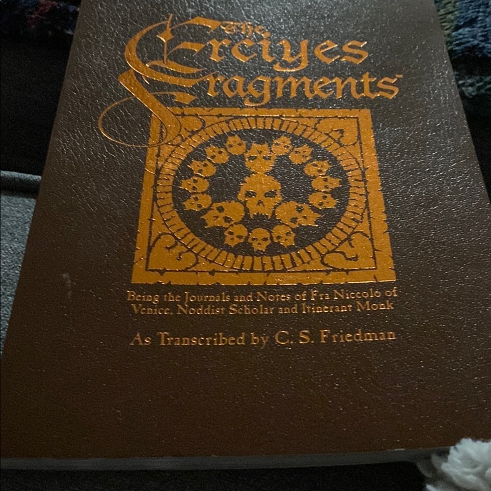 C.S. Friedman Book with Gold Design